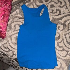 Blue Sleeveless Women's Top